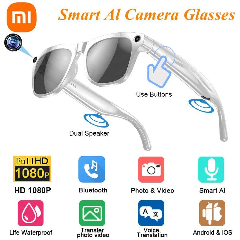Xiaomi mijia smart glasses: capture every moment, effortlessly.