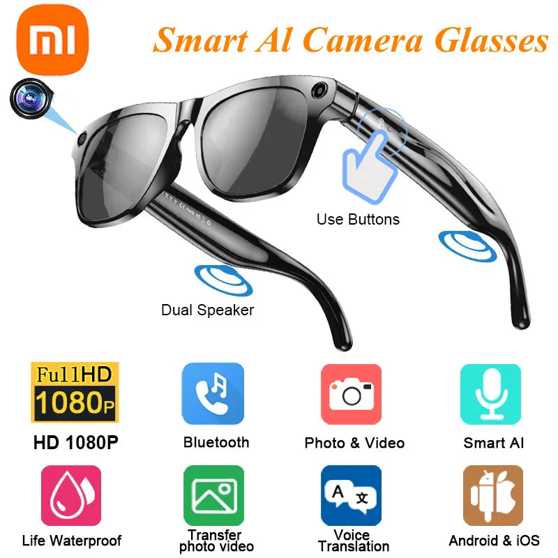 Xiaomi mijia smart glasses: capture every moment, effortlessly.